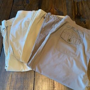 Women’s Khaki Capris - Lot of 3